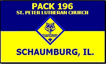 cub pack 196 chartered by St.Peter Lutheran Church